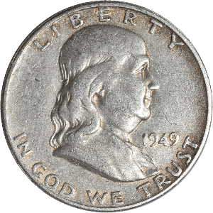 1949-S Franklin Half Dollar CIRC Main Image