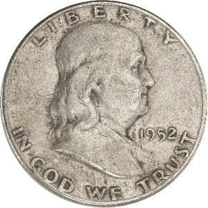 1952 Franklin Half Dollar Main Image