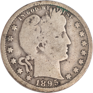 1895-O Barber Silver Quarter Main Image