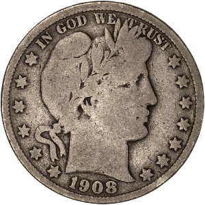 1908-S Barber Half Dollar G Main Image