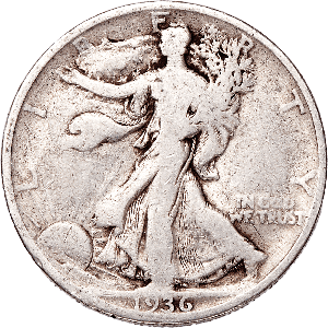 1936 Liberty Walking Half Dollar CIRC Main Image