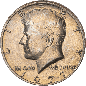 1977 Kennedy Half Dollar MS60 Main Image