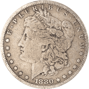 1880 Morgan Silver Dollar Main Image