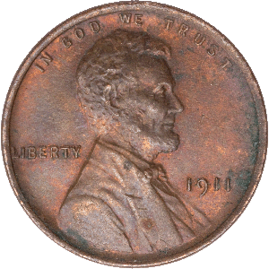 1911 Lincoln Head Cent AU#2 Main Image