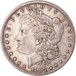 1897 Morgan Silver Dollar VF#2 Main Image