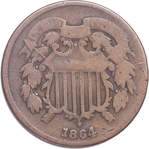 1864 Two-Cent Piece, Large Motto Main Image