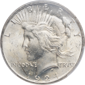 1924 Peace Silver Dollar Main Image