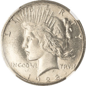 1928 Peace Silver Dollar Main Image