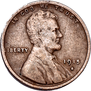 1915-S Lincoln Head Cent G Main Image