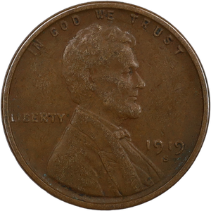 1919-S Lincoln Head Cent Main Image