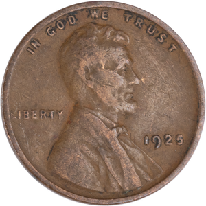 1925 Lincoln Head Cent F Main Image