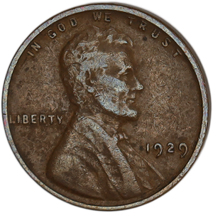 1929 Lincoln Head Cent Main Image