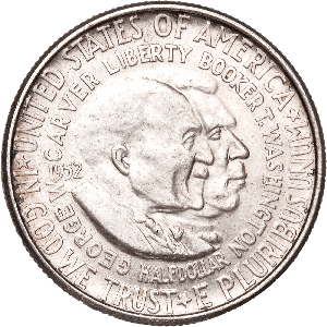 1952 Carver/Washington Commemorative Silver Half Dollar Main Image