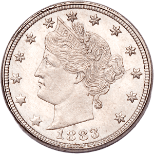 1883 Liberty Head Nickel, No Cents Main Image