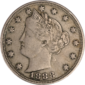 1888 Liberty Head Nickel VF Main Image