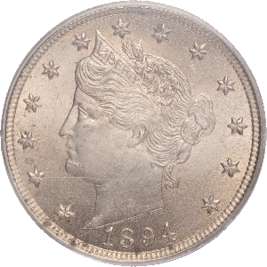 1894 Liberty Head Nickel PCGS MS63 Main Image