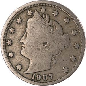 1907 Liberty Head Nickel F#2 Main Image