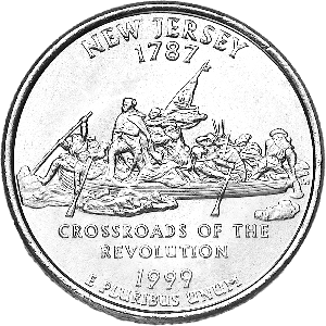 1999-P New Jersey Statehood Quarter Main Image