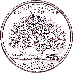 1999-P Connecticut Statehood Quarter Main Image