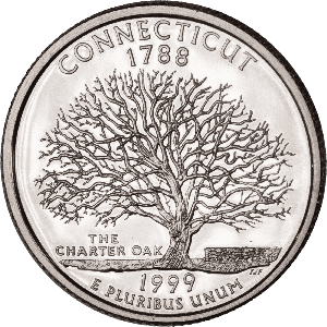 1999-S Connecticut Statehood Quarter Main Image