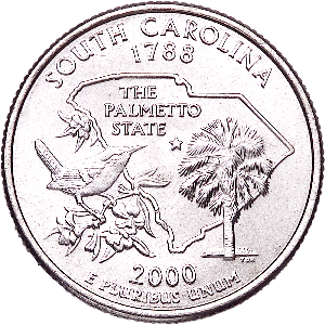 2000-P South Carolina Statehood Quarter Main Image