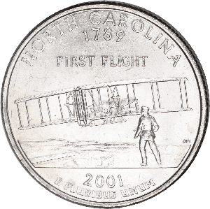 2001-P North Carolina Statehood Quarter Main Image