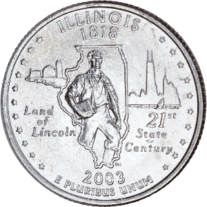 2003-P Illinois Statehood Quarter Main Image