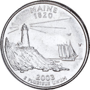 2003-P Maine Statehood Quarter Main Image