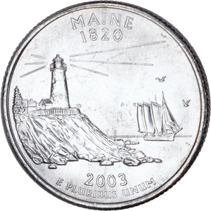 2003-D Maine Statehood Quarter Main Image