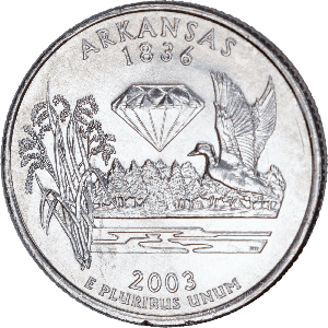 2003-P Arkansas Statehood Quarter Main Image
