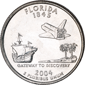 2004-P Florida Statehood Quarter Main Image