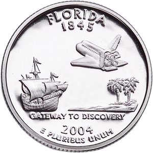 2004-S Florida Statehood Quarter Main Image