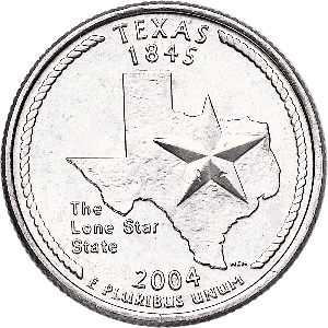 2004-P Texas Statehood Quarter Main Image