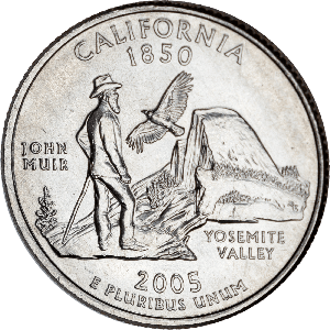 2005-P California Statehood Quarter Main Image