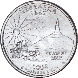 2006-P Nebraska Statehood Quarter Main Image