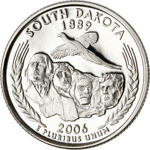 2006-S South Dakota Statehood Quarter Main Image