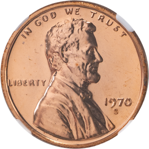 1970-S Lincoln Head Cent Small Date Red Main Image