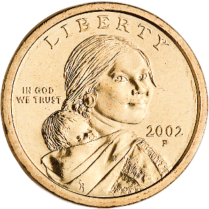 2002-P Sacagawea Dollar Main Image