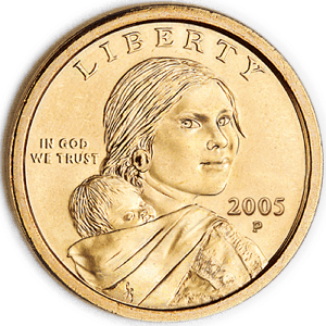 2005-P Sacagawea Dollar Main Image