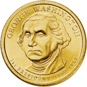 2007-D George Washington Presidential Dollar Main Image