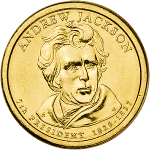 2008-P Andrew Jackson Presidential Dollar Main Image