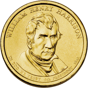 2009-D William Henry Harrison Presidential Dollar Main Image