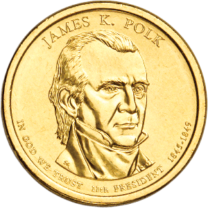 2009-D James K. Polk Presidential Dollar Main Image