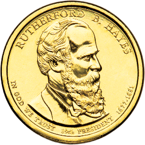 2011-D Rutherford B. Hayes Presidential Dollar Main Image