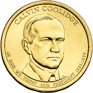 2014-D Calvin Coolidge Presidential Dollar Main Image