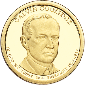 2014-S Calvin Coolidge Presidential Dollar Main Image