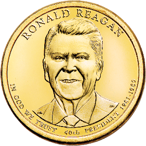 2016-D Ronald Reagan Presidential Dollar Main Image