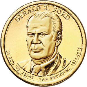2016-P Gerald R. Ford Presidential Dollar Main Image