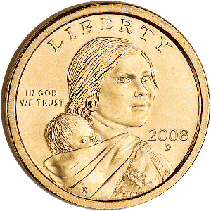 2008-D Sacagawea Dollar Main Image