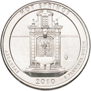 2010-D Hot Springs National Park Quarter Main Image